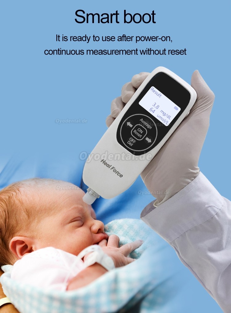 HealForce DHD-C Transkutanes Bilirubinometer Neonatales Ikterus Messger&auml;t